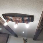 Полилеи от автентични дъбови бъчви с 3  ръчно изработени дървени чашки!