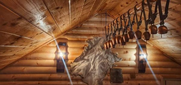 Eтно аплици - стенни лампи от автентични бъчви с дървени чашки - Image 25