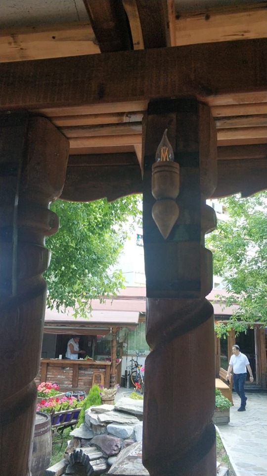Eтно аплици - стенни лампи от автентични бъчви с дървени чашки - Image 12