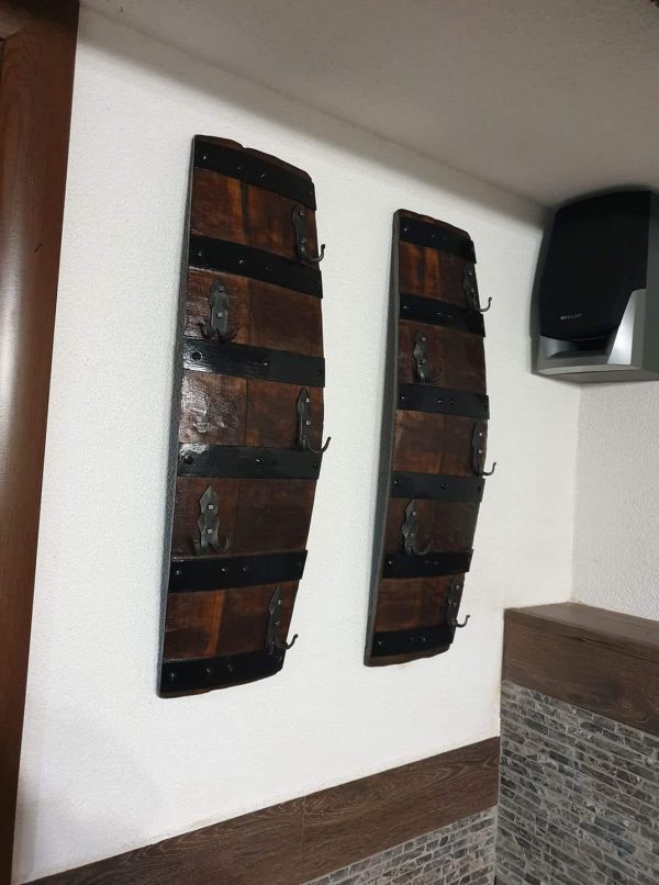 Закачалки от автентични реставрирани бъчви с ръчно ковани куки! - Image 12