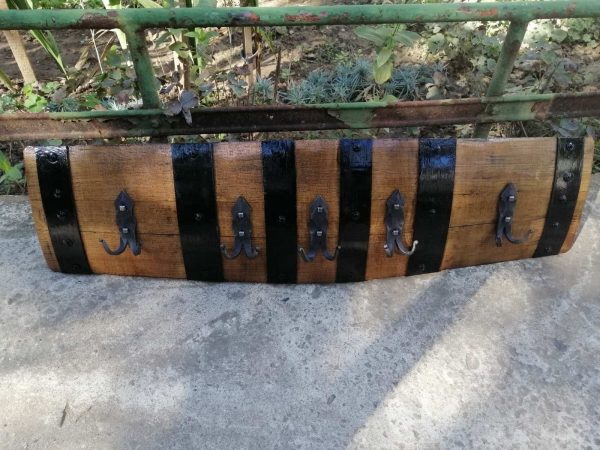 Закачалки от автентични реставрирани бъчви с ръчно ковани куки! - Image 20
