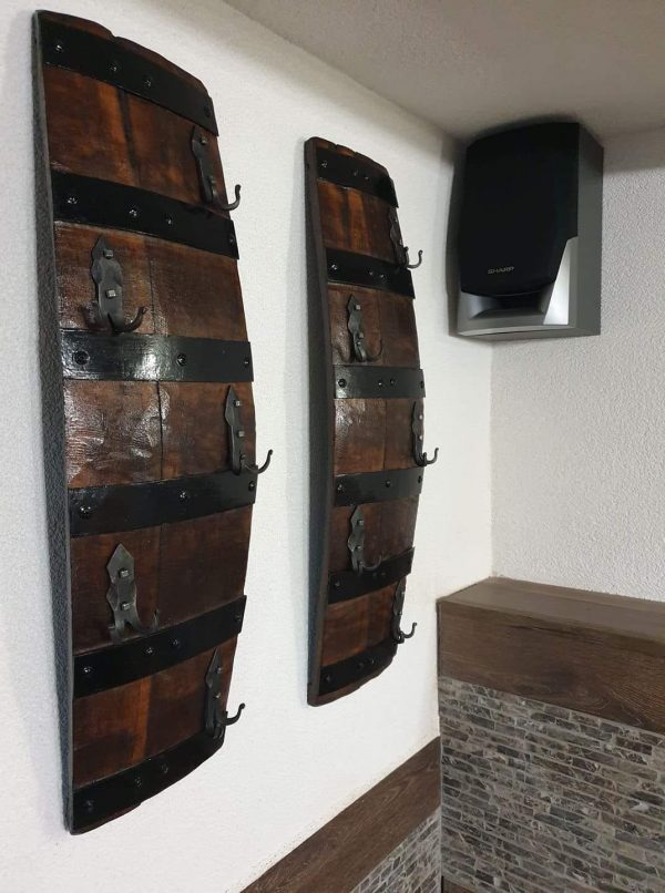 Закачалки от автентични реставрирани бъчви с ръчно ковани куки! - Image 21