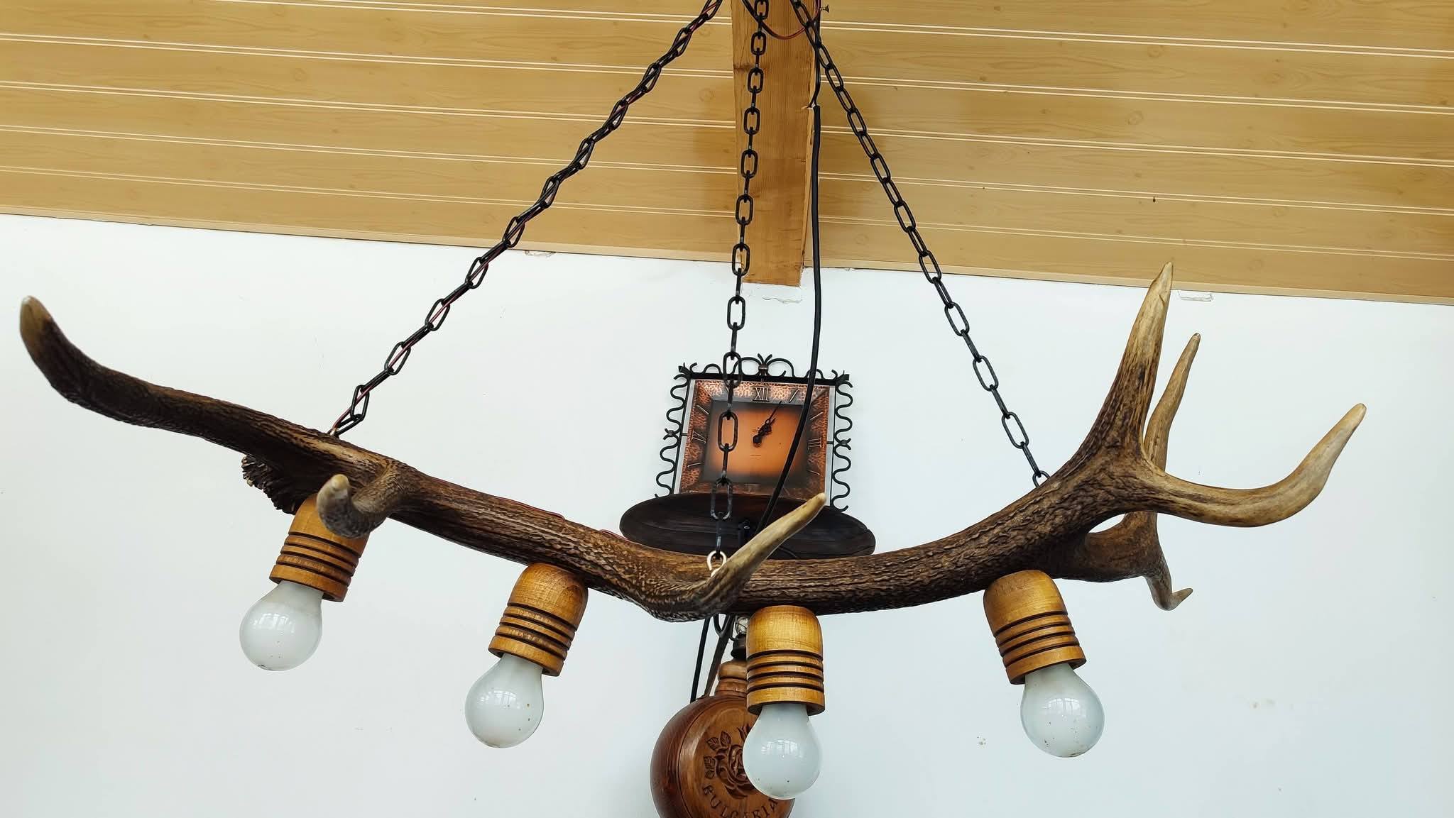 Изработваме полилеи от паднали еленови рога с ръчно изработени дървени чашки! - Image 16